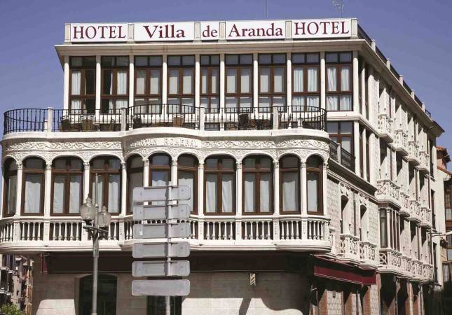 Románticas habitaciones en HOTEL VILLA DE ARANDA. Disfrúta con nuestra oferta en Burgos